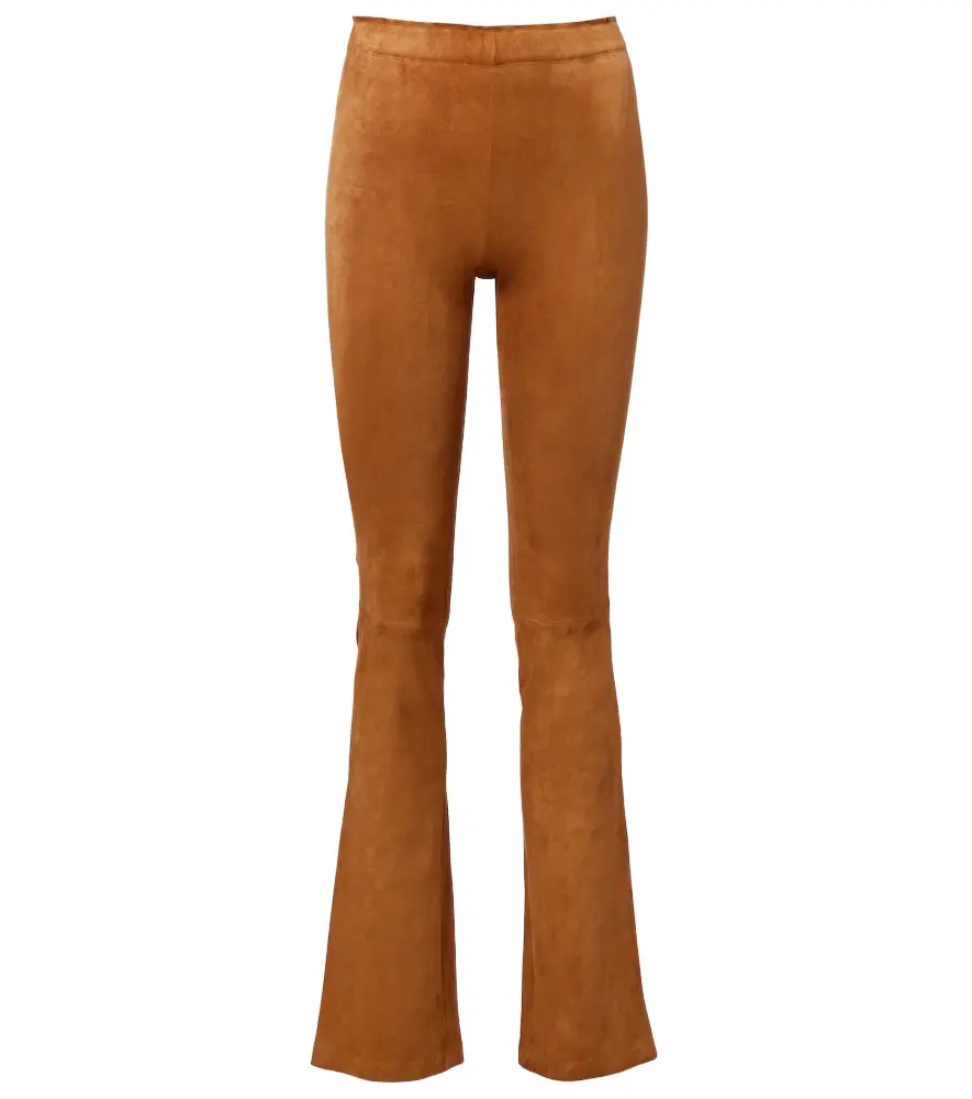 Stouls JP Long suede flared pants | Image 1 Stouls JP Long suede flared pants | Image 1