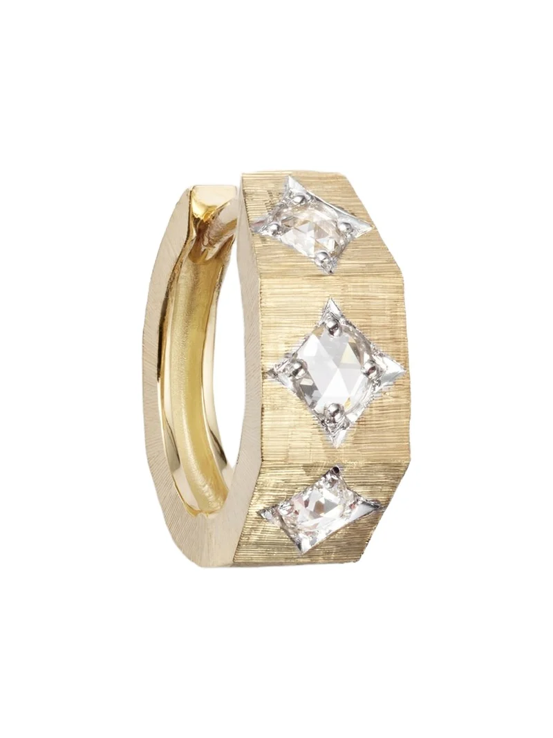 Ecrou Coco 18kt gold single hoop earring Ecrou Coco 18kt gold single hoop earring