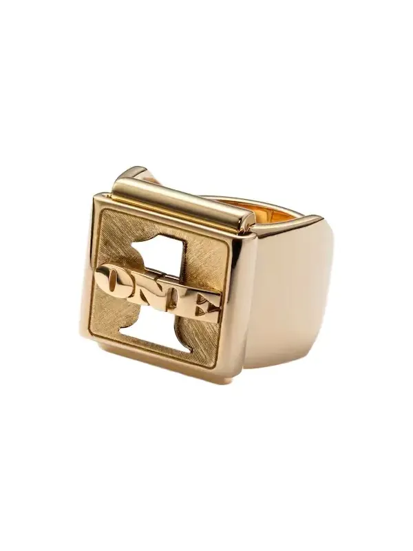 Buck Small 18kt yellow and white gold ring Buck Small 18kt yellow and white gold ring