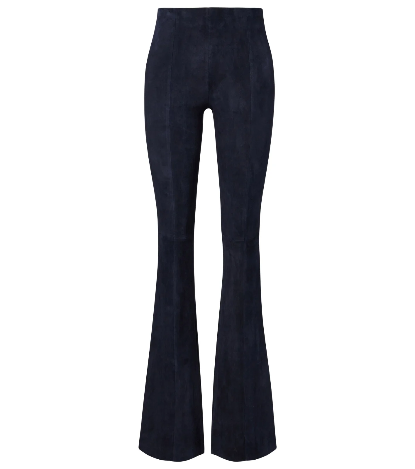 Gege suede flared pants