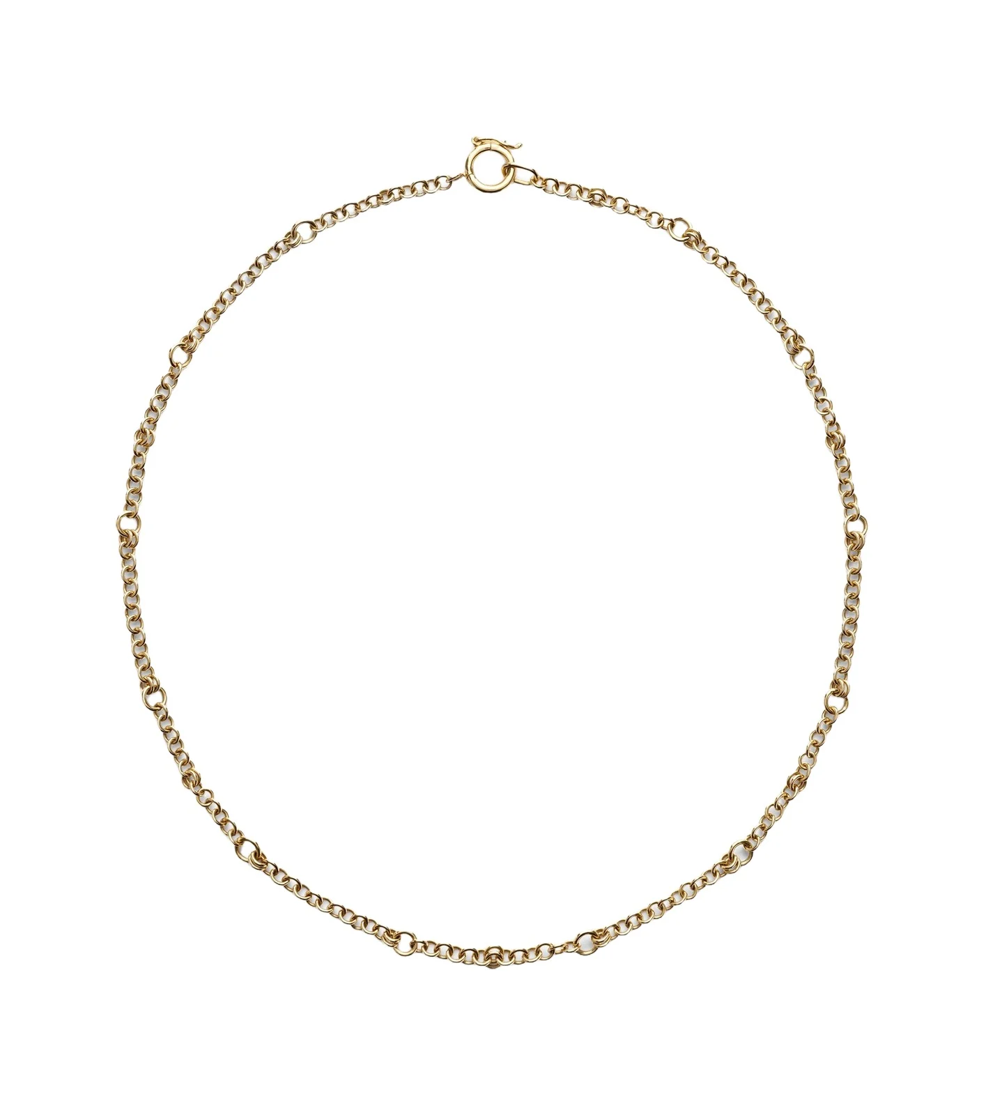 Gravity 18kt gold chain necklace