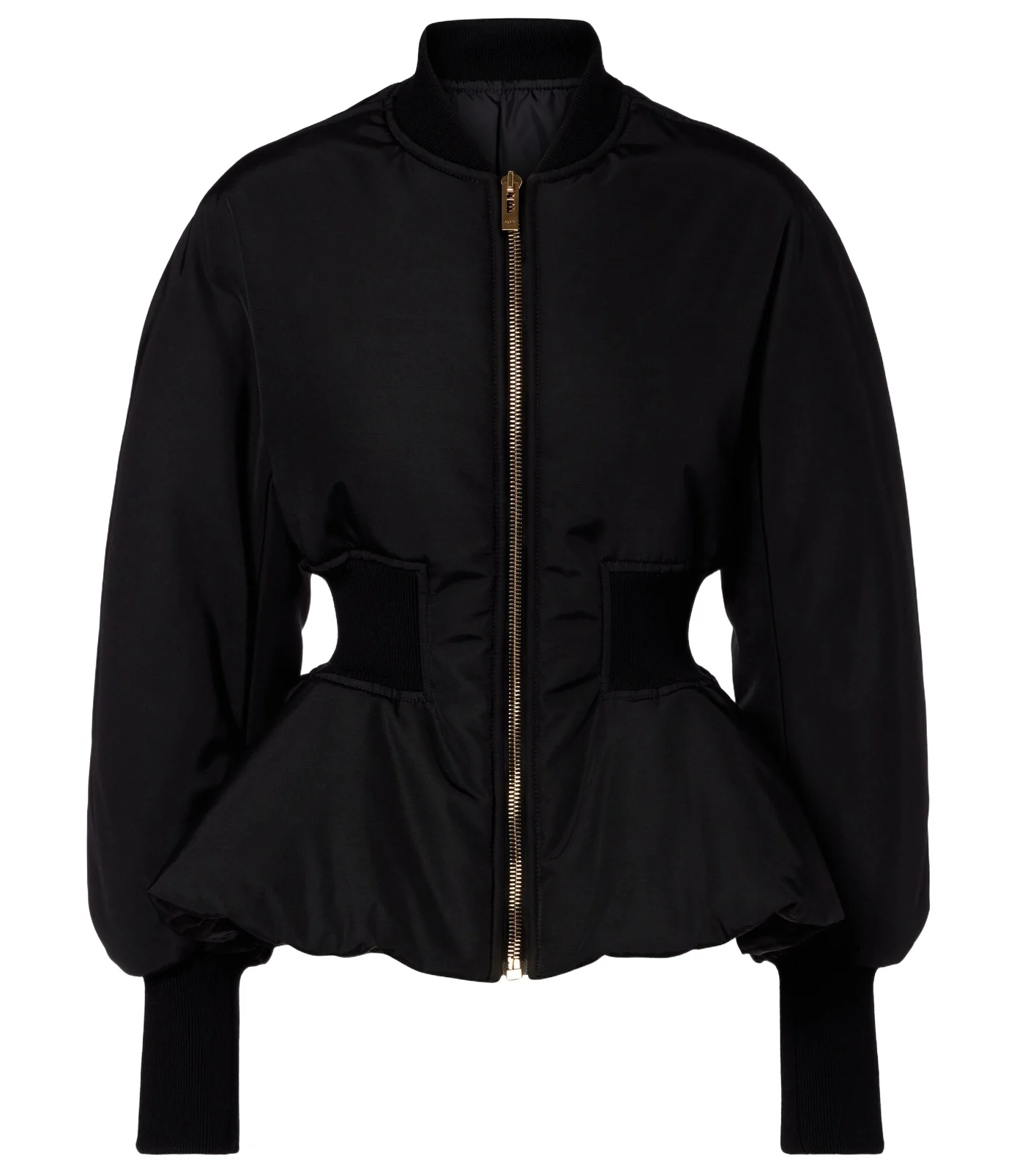 Peplum bomber jacket Peplum bomber jacket