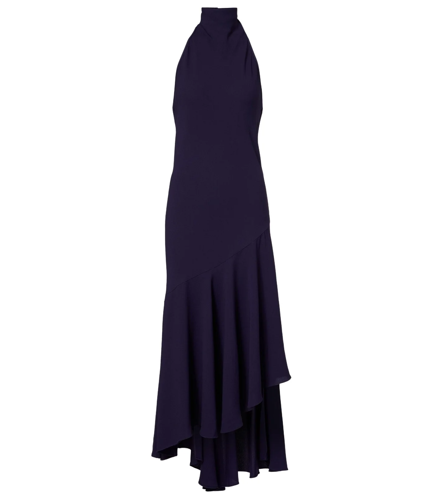 ALAÏA Asymmetric halterneck maxi dress