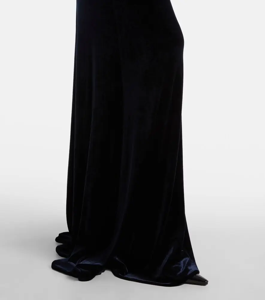 Alaïa Alaïa Off-shoulder velvet gown | Thumbnail 6