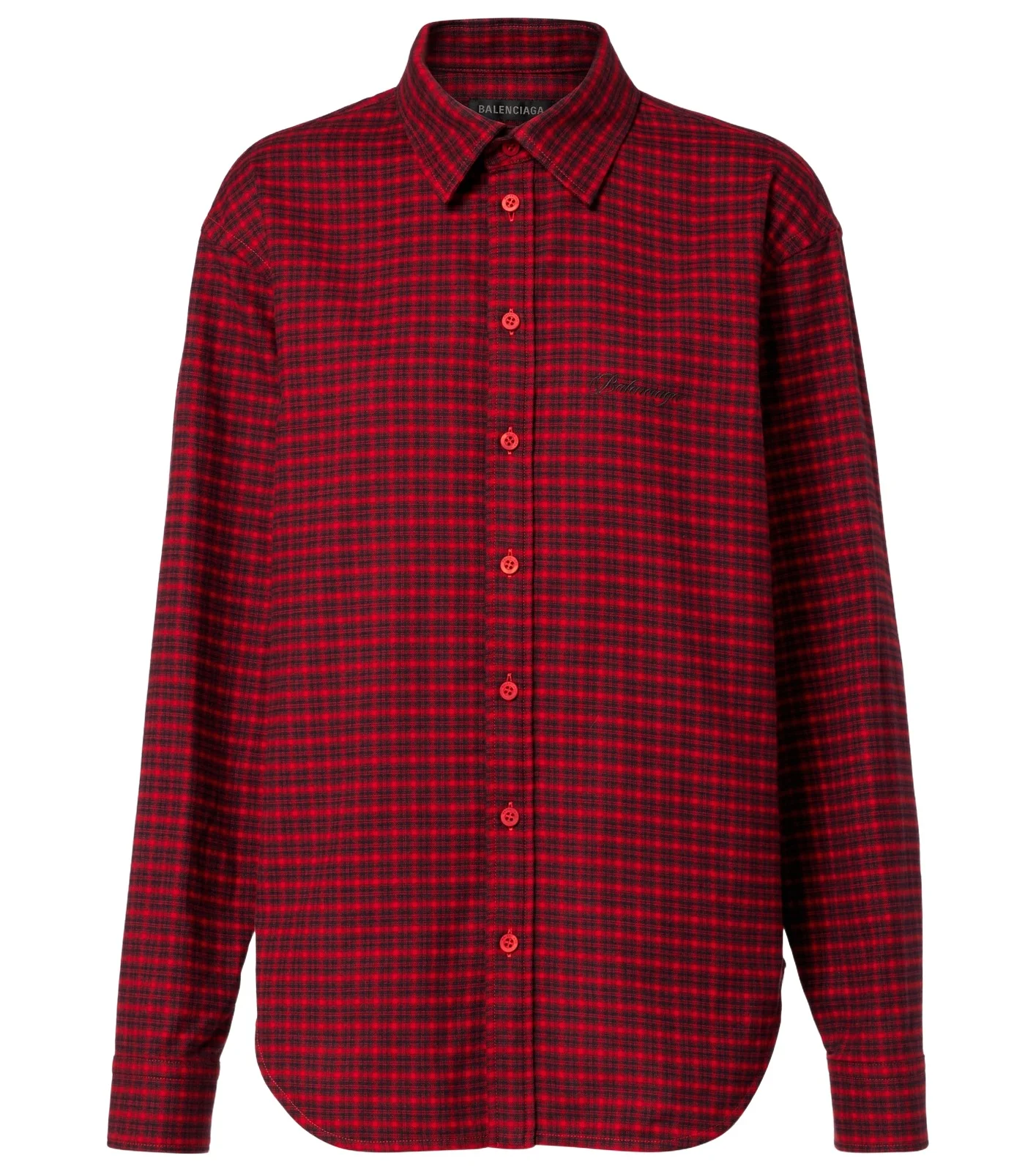 Checked cotton shirt Checked cotton shirt