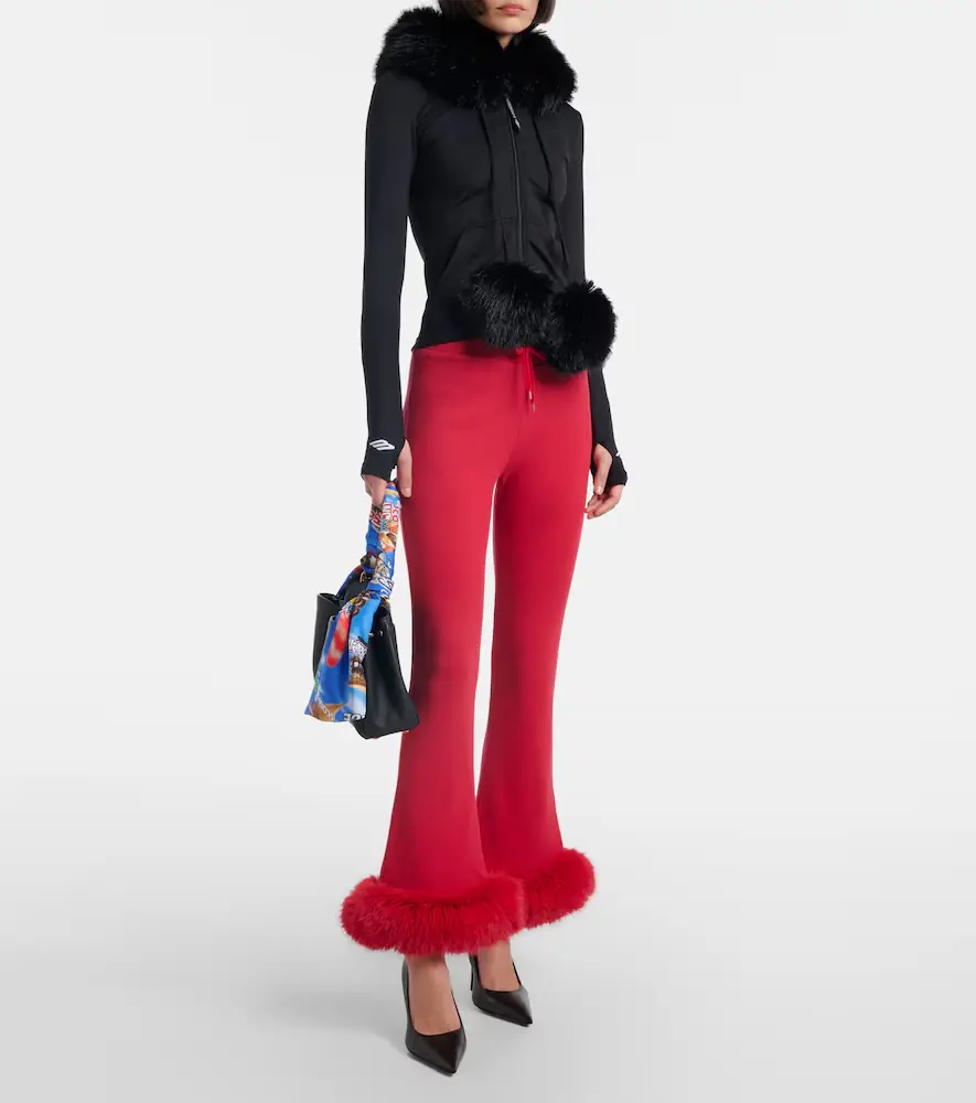 Balenciaga Low-rise cotton capri pants | Thumbnail 2