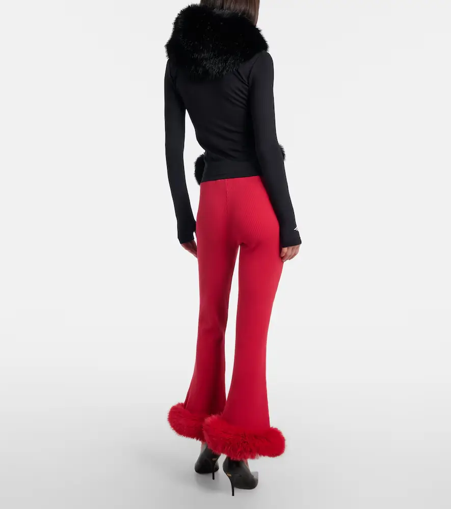 Balenciaga Low-rise cotton capri pants | Thumbnail 5
