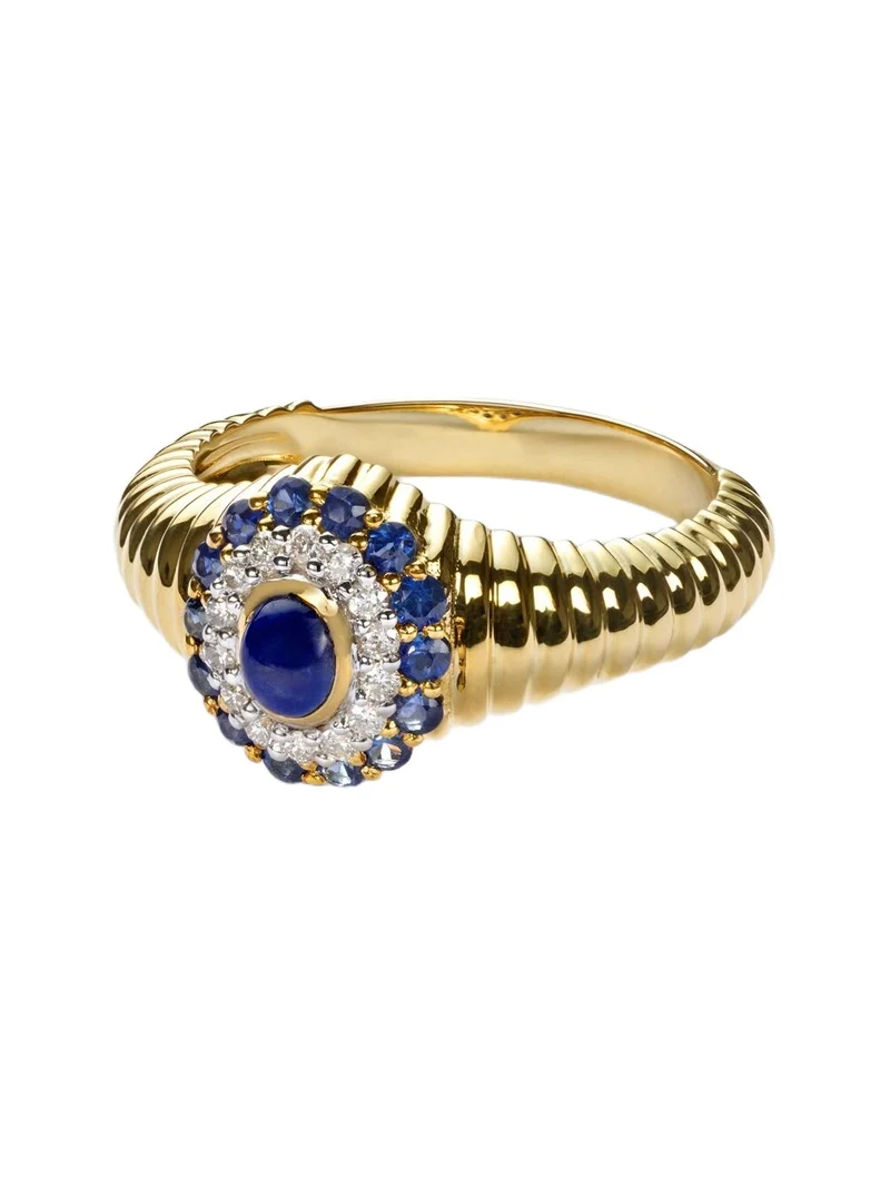 Yvonne Léon Berlingot Pompadour Baby 9kt ring with gemstones