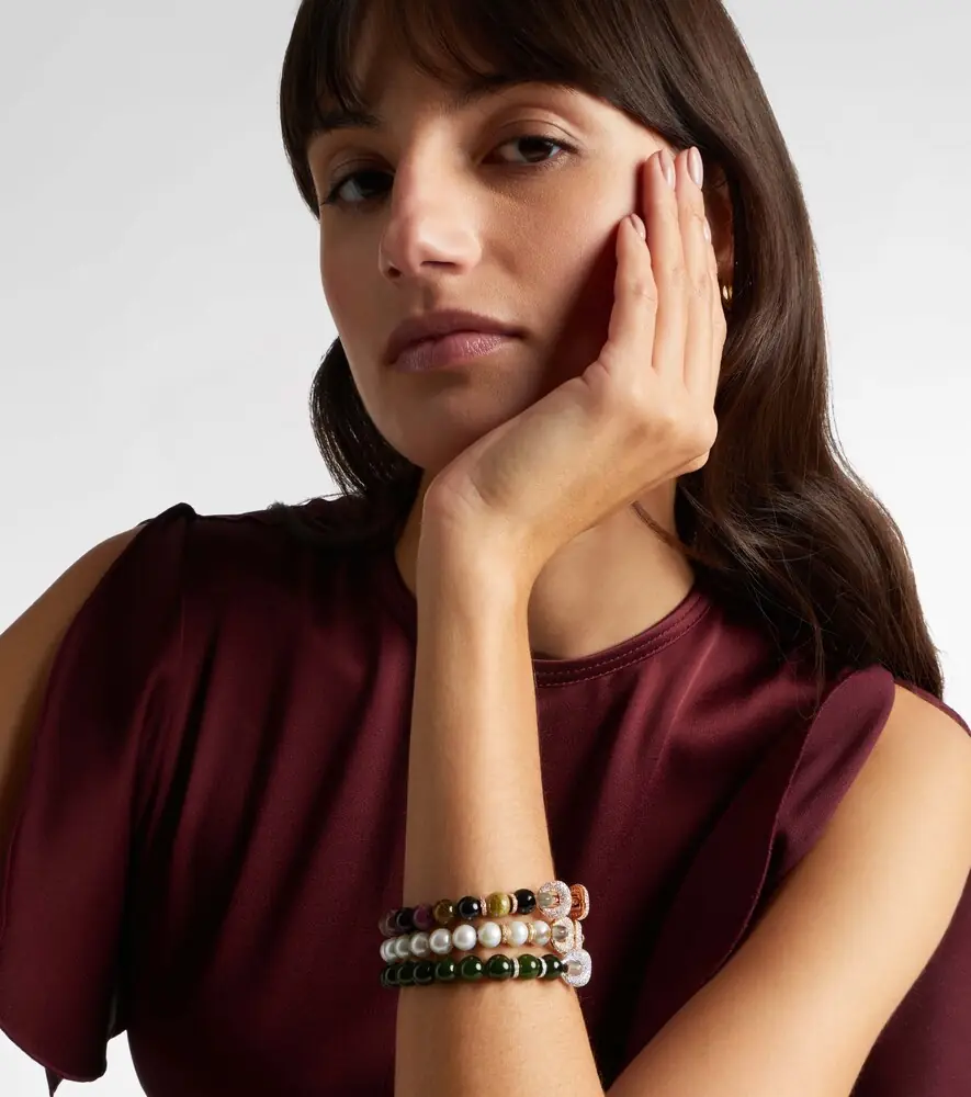 Ananya Chakra 18kt gold bracelet with gemstones | Thumbnail 3 Ananya Chakra 18kt gold bracelet with gemstones | Thumbnail 3