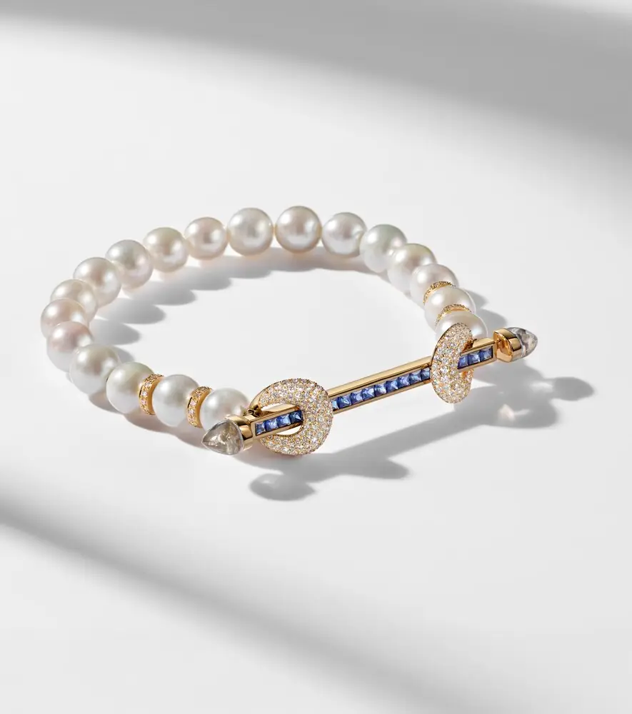 Ananya Chakra 18kt gold bracelet with gemstones | Thumbnail 4 Ananya Chakra 18kt gold bracelet with gemstones | Thumbnail 4