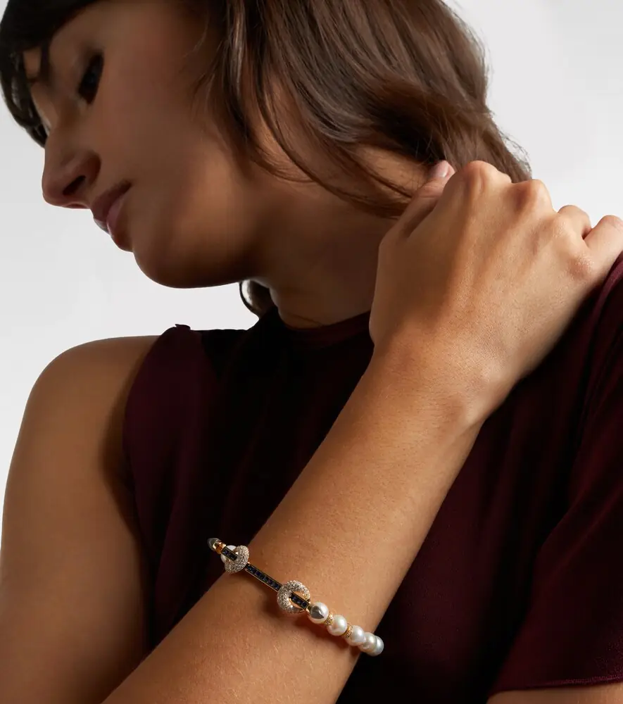 Ananya Chakra 18kt gold bracelet with gemstones | Thumbnail 5 Ananya Chakra 18kt gold bracelet with gemstones | Thumbnail 5