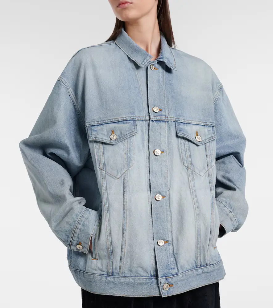 Balenciaga Logo denim jacket | Thumbnail 3
