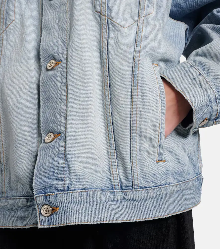 Balenciaga Logo denim jacket | Thumbnail 4