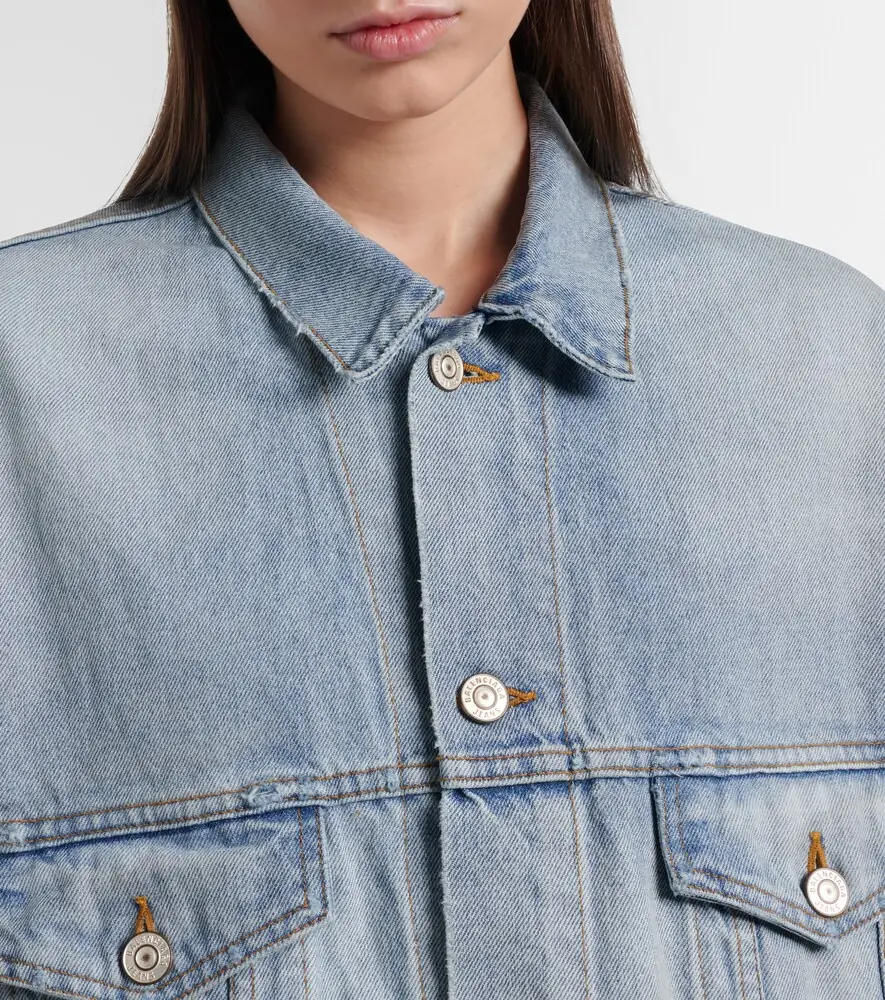 Balenciaga Logo denim jacket | Thumbnail 5