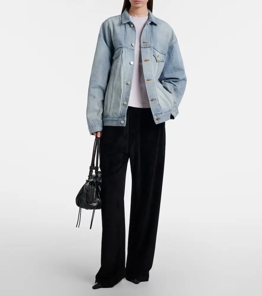 Balenciaga Logo denim jacket | Thumbnail 7