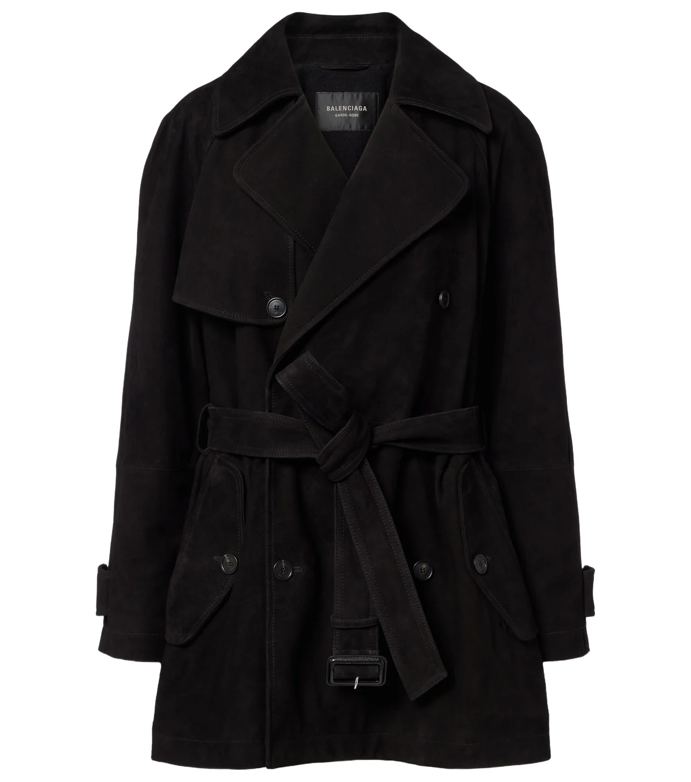 Suede trench coat Suede trench coat