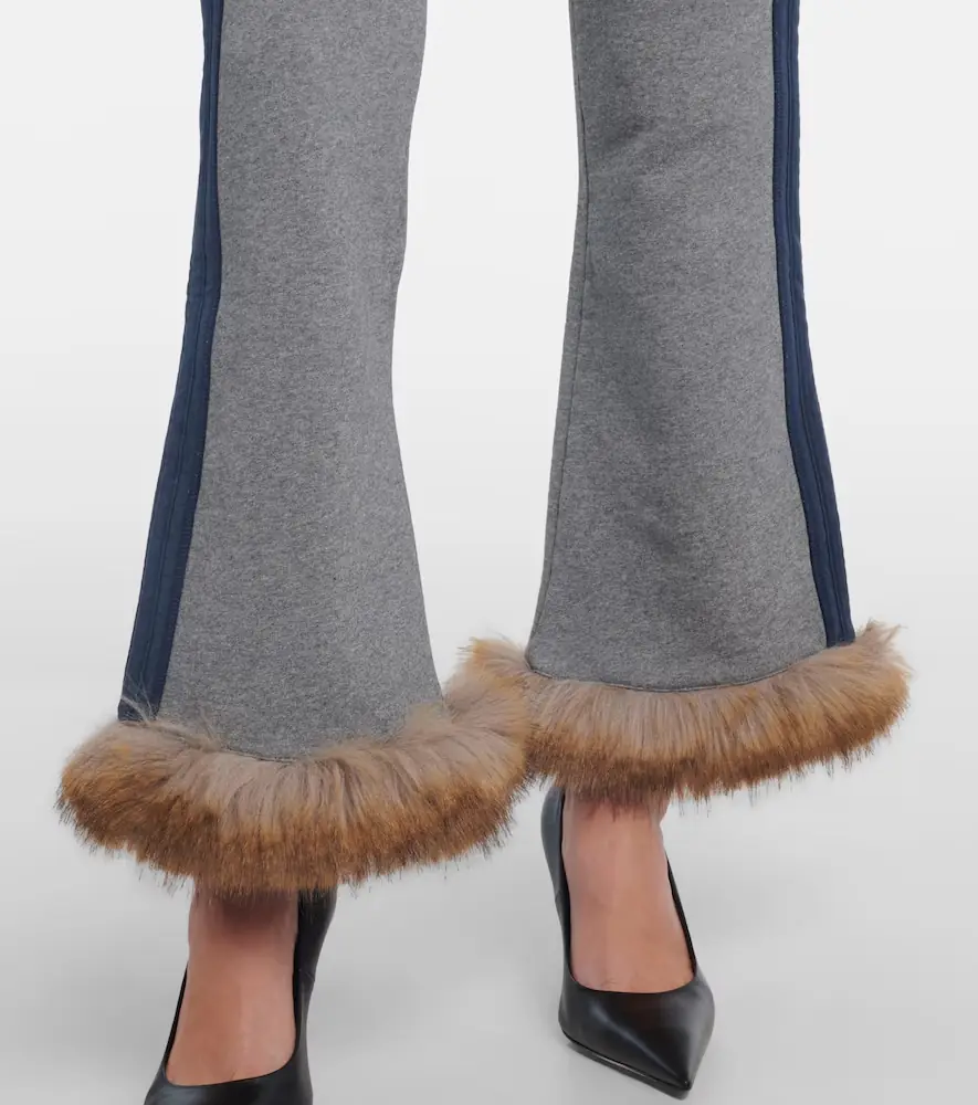 Balenciaga Embroidered low-rise cotton capri pants | Thumbnail 3