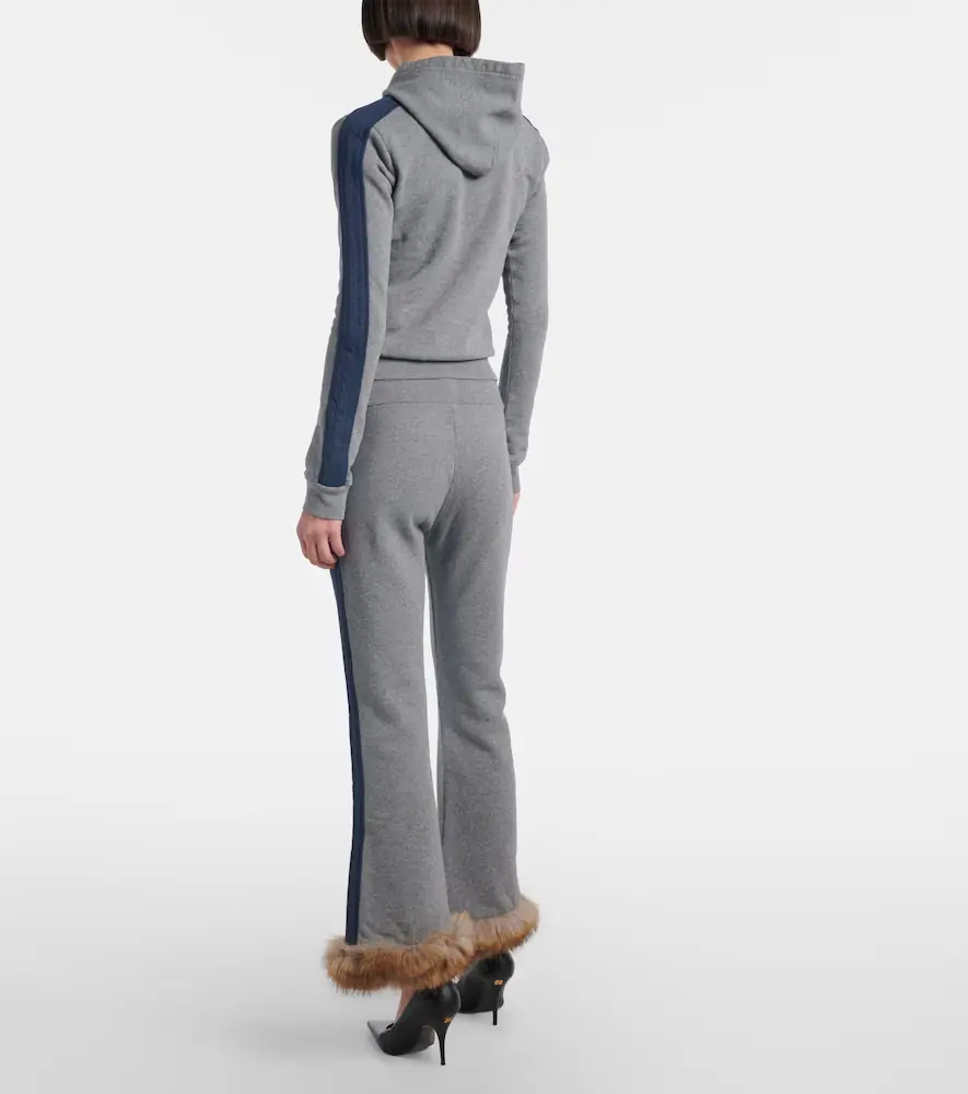 Balenciaga Embroidered low-rise cotton capri pants | Thumbnail 6