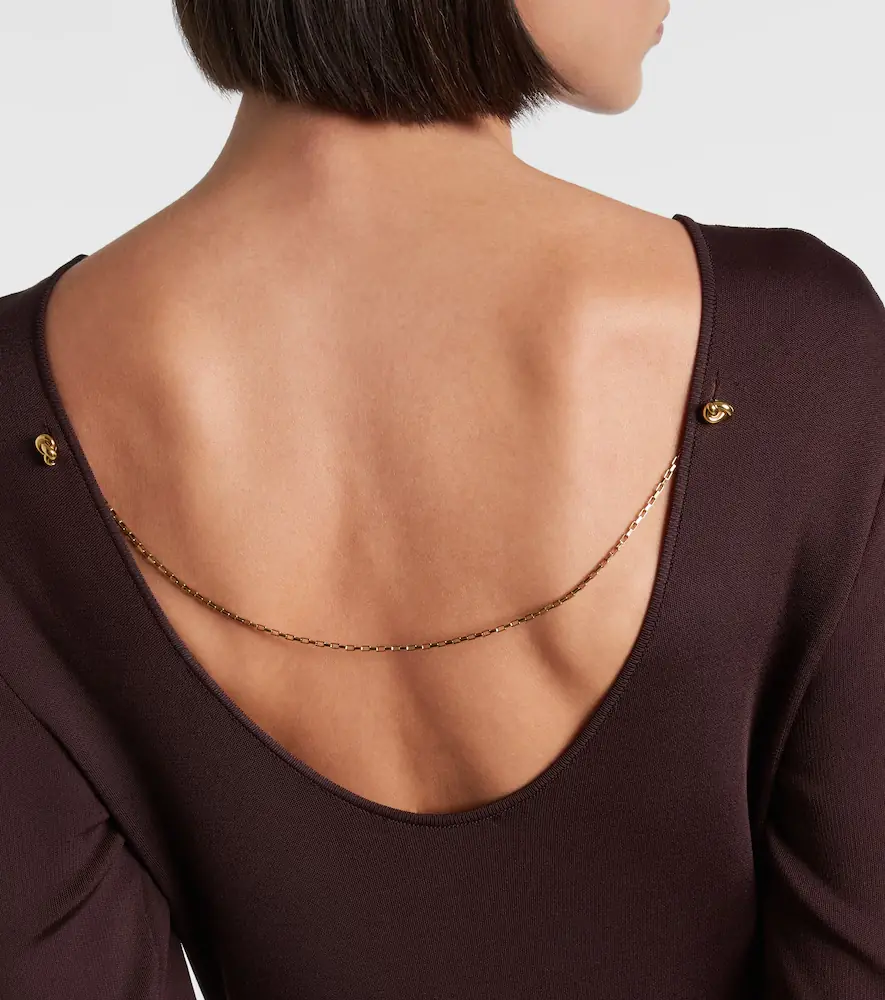 Bottega Veneta Open-back compact knit maxi dress | Thumbnail 2