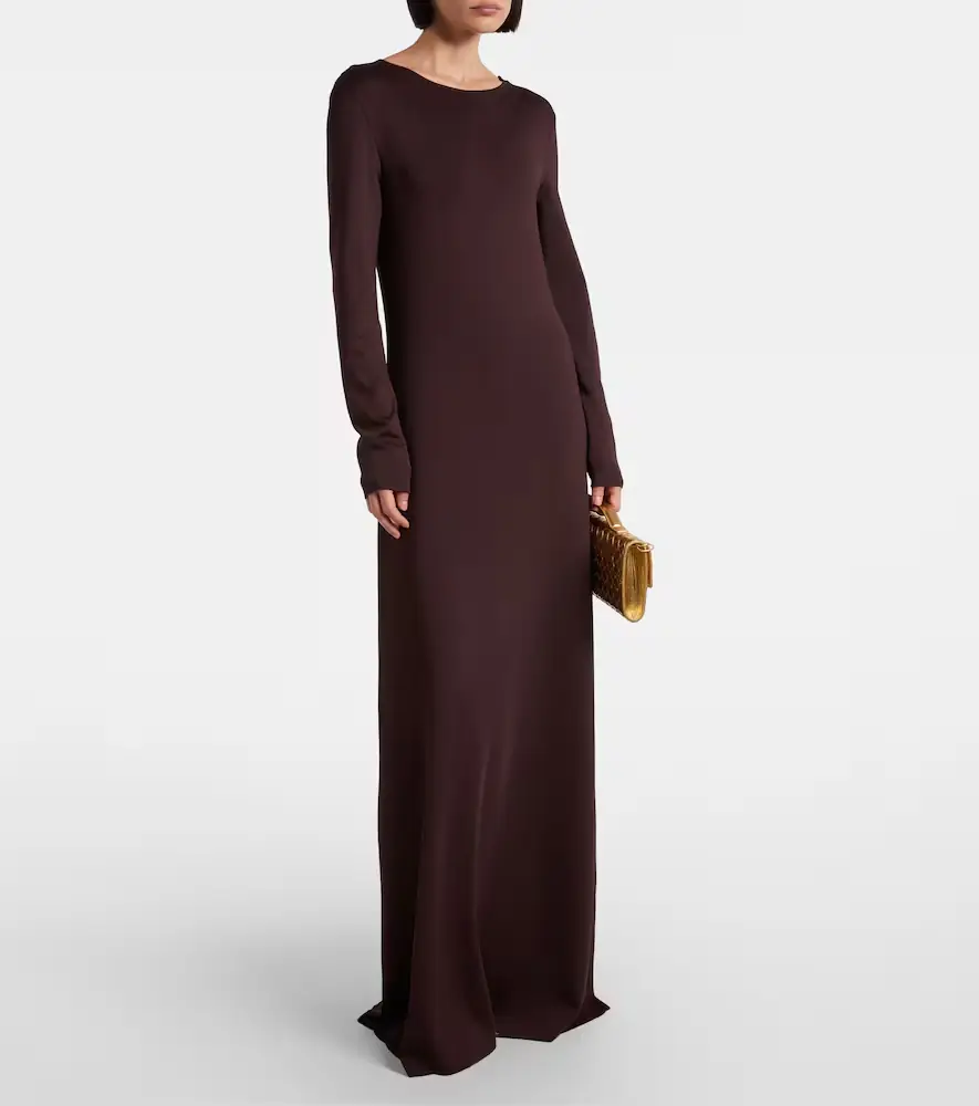 Bottega Veneta Open-back compact knit maxi dress | Thumbnail 3