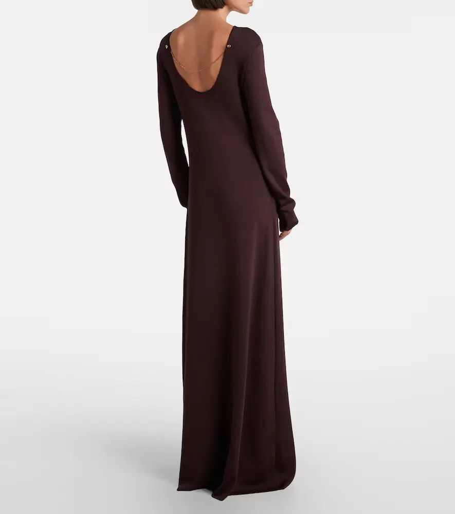 Bottega Veneta Open-back compact knit maxi dress | Thumbnail 6