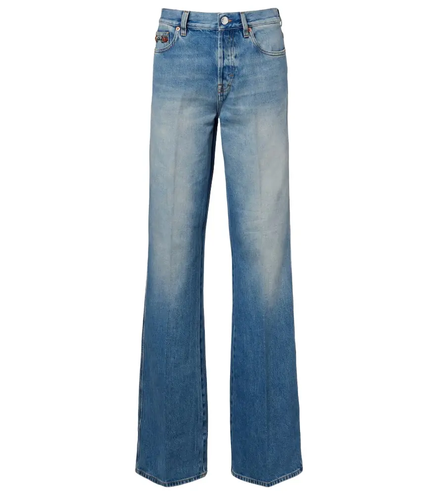 Gucci Horsebit mid-rise flared jeans | Image 1 Gucci Horsebit mid-rise flared jeans | Image 1
