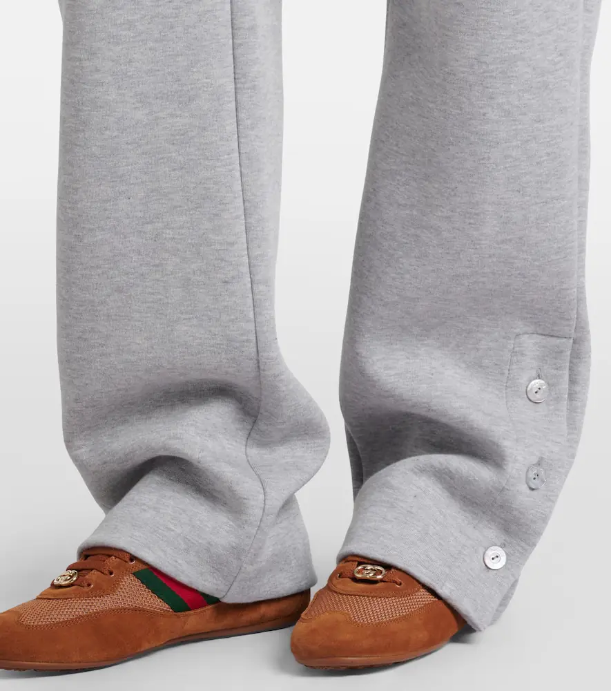 Gucci Web Stripe cotton-blend jersey sweatpants | Thumbnail 2