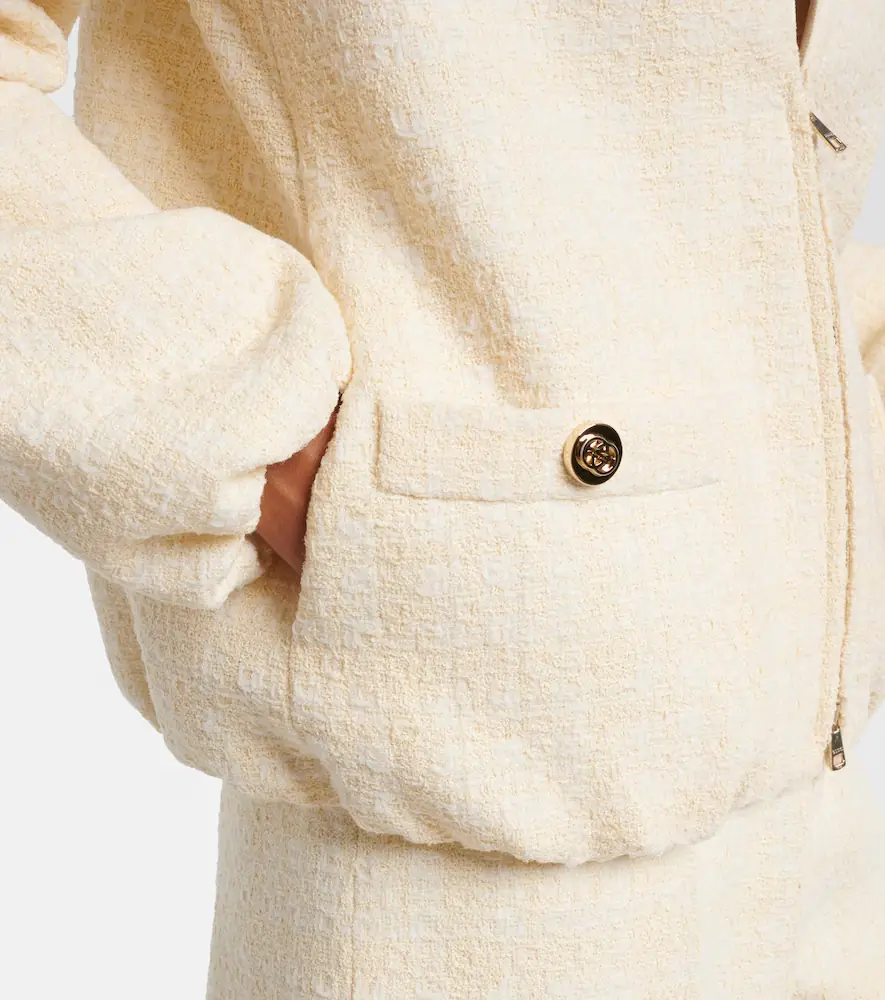 Gucci Checked cotton-blend tweed jacket | Thumbnail 4