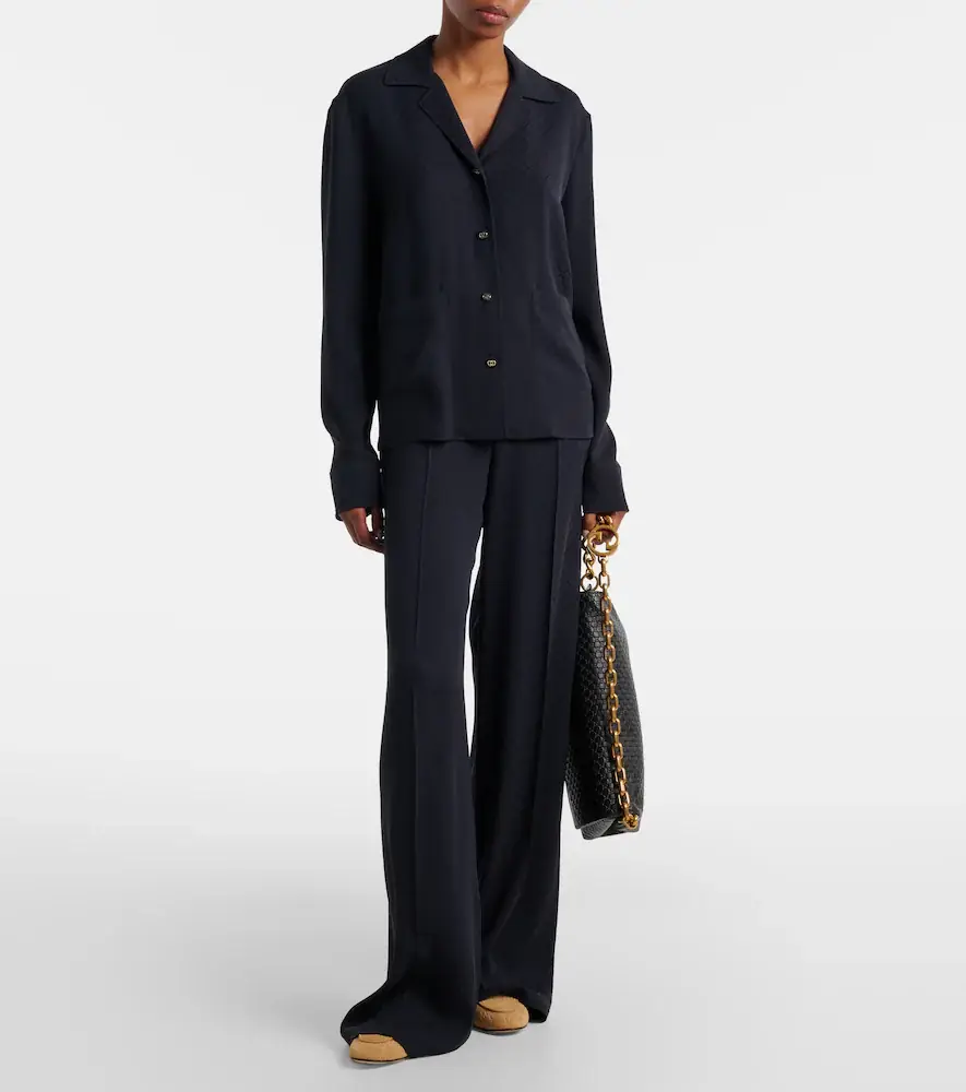 Gucci GG mid-rise wide-leg pants | Thumbnail 5 Gucci GG mid-rise wide-leg pants | Thumbnail 5