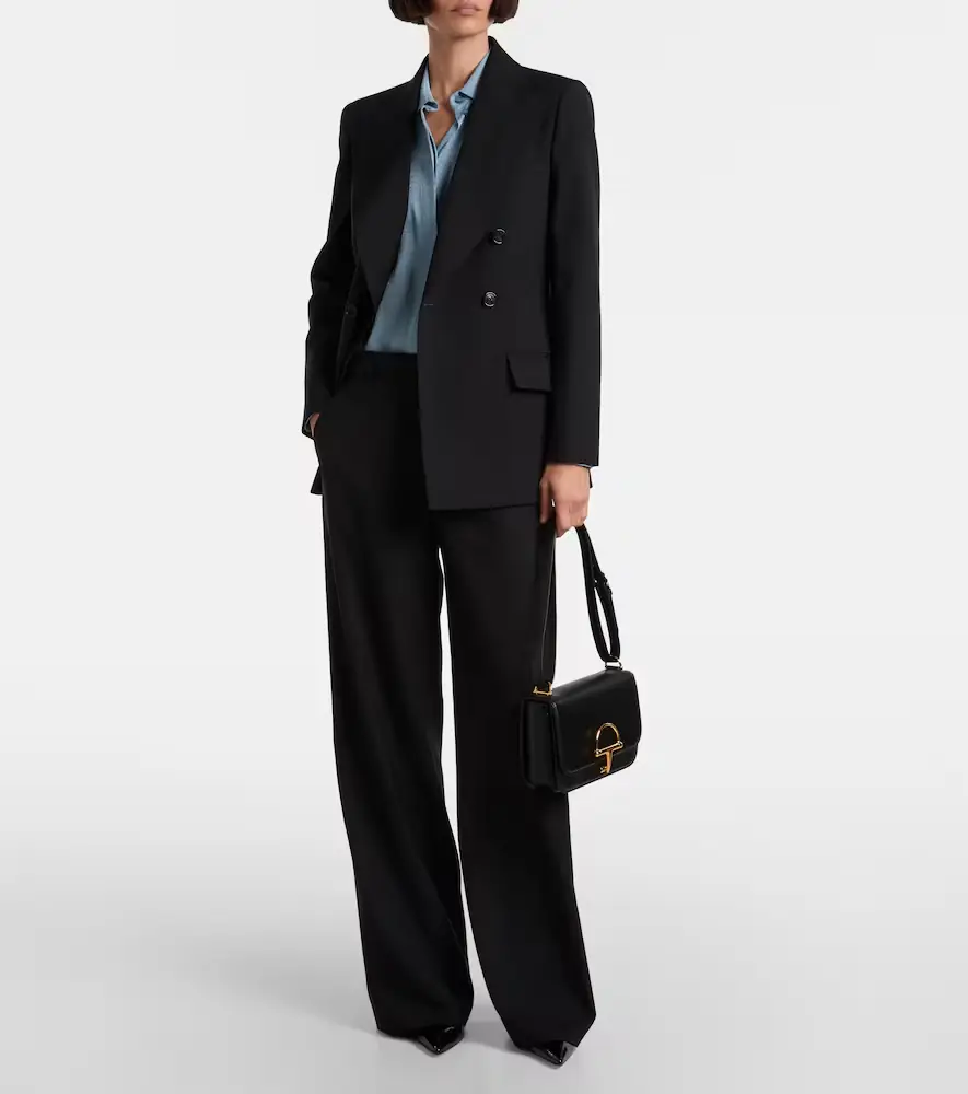 Gucci High-rise wool straight pants | Thumbnail 4 Gucci High-rise wool straight pants | Thumbnail 4