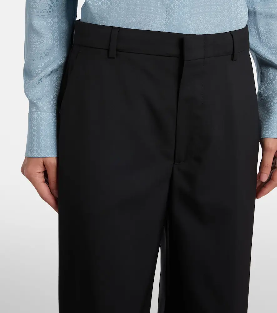 Gucci High-rise wool straight pants | Thumbnail 6 Gucci High-rise wool straight pants | Thumbnail 6