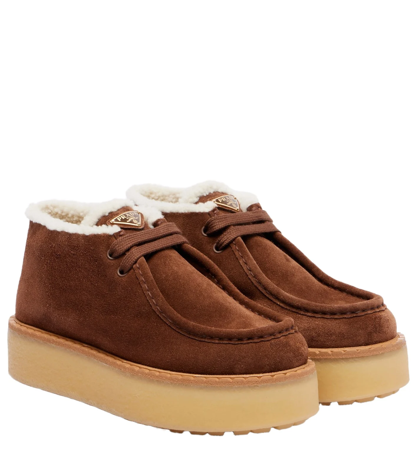Suede platform desert boots Suede platform desert boots