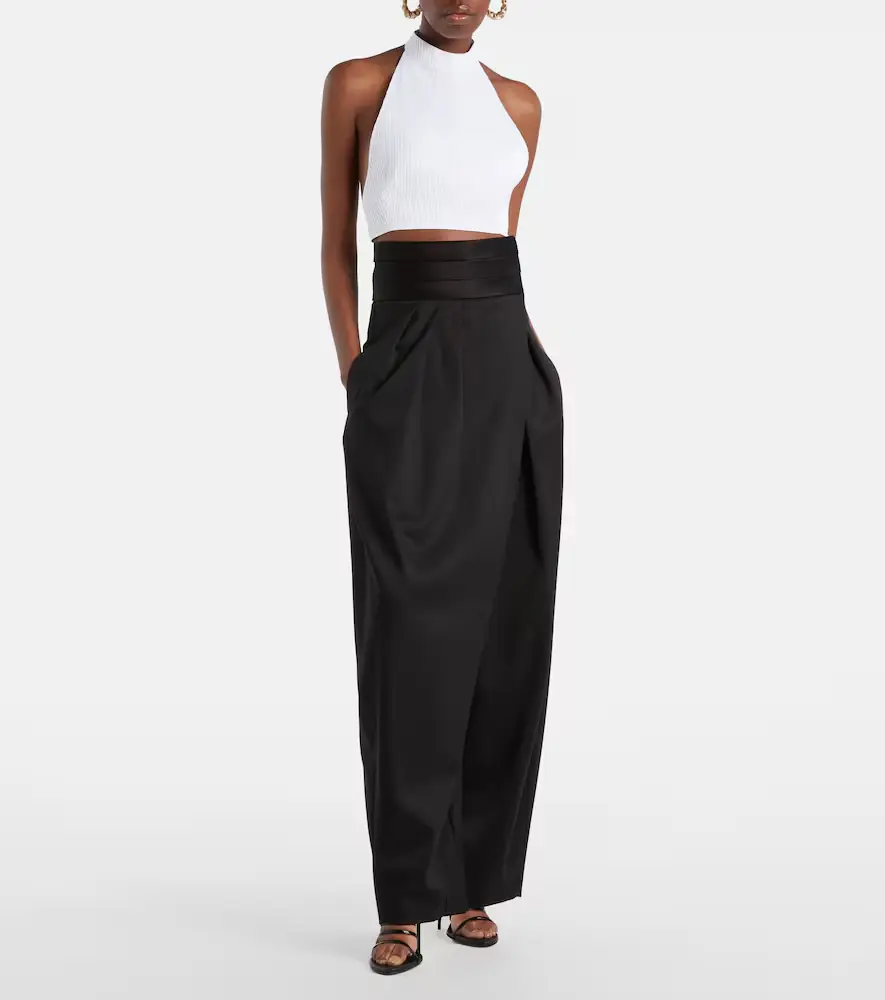 ALAÏA ALAÏA Wool wide-leg pants | Thumbnail 4
