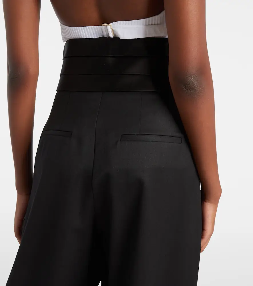 ALAÏA ALAÏA Wool wide-leg pants | Thumbnail 6