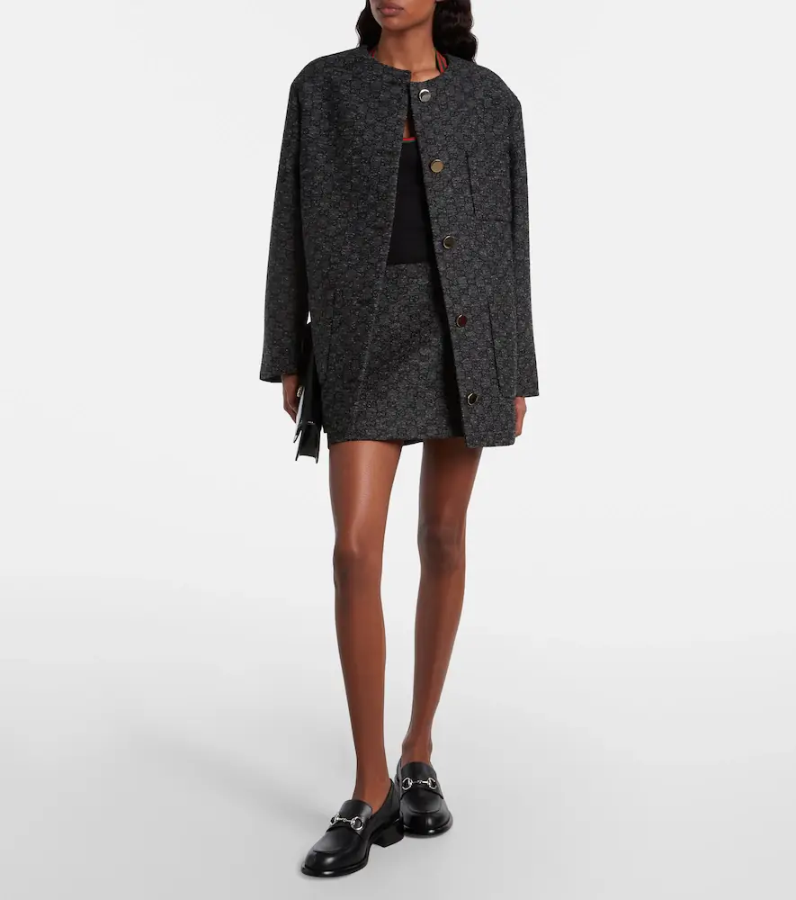 Gucci GG wool-blend miniskirt | Thumbnail 2 Gucci GG wool-blend miniskirt | Thumbnail 2