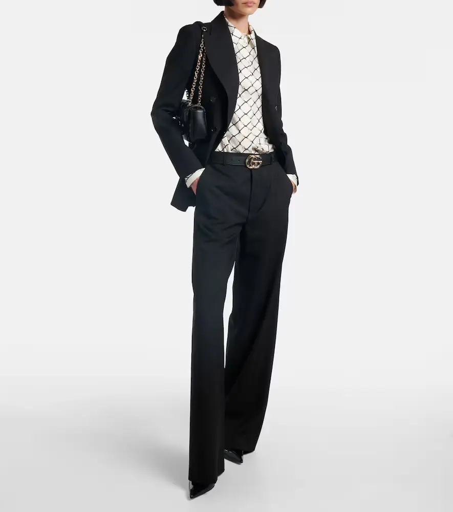 Gucci Horsebit silk twill shirt | Thumbnail 3 Gucci Horsebit silk twill shirt | Thumbnail 3