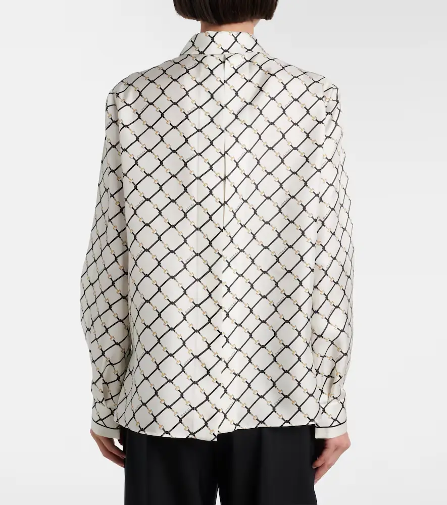 Gucci Horsebit silk twill shirt | Thumbnail 5 Gucci Horsebit silk twill shirt | Thumbnail 5
