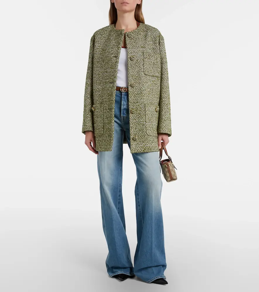 Gucci Web Stripe cotton-blend jersey top | Thumbnail 3 Gucci Web Stripe cotton-blend jersey top | Thumbnail 3