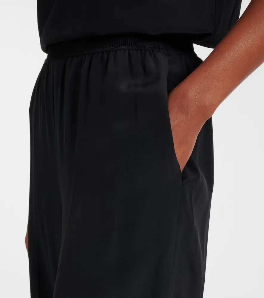 Joseph Hulin silk crêpe de soie wide-leg pants | Thumbnail 2 Joseph Hulin silk crêpe de soie wide-leg pants | Thumbnail 2