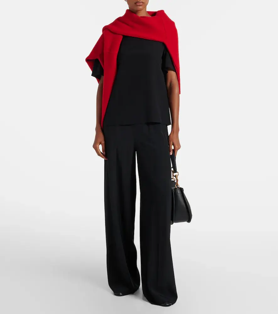 Joseph Hulin silk crêpe de soie wide-leg pants | Thumbnail 3 Joseph Hulin silk crêpe de soie wide-leg pants | Thumbnail 3