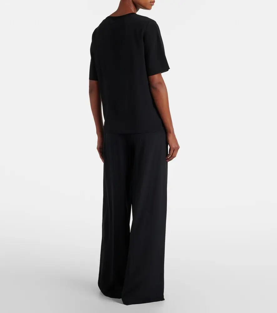 Joseph Hulin silk crêpe de soie wide-leg pants | Thumbnail 7 Joseph Hulin silk crêpe de soie wide-leg pants | Thumbnail 7