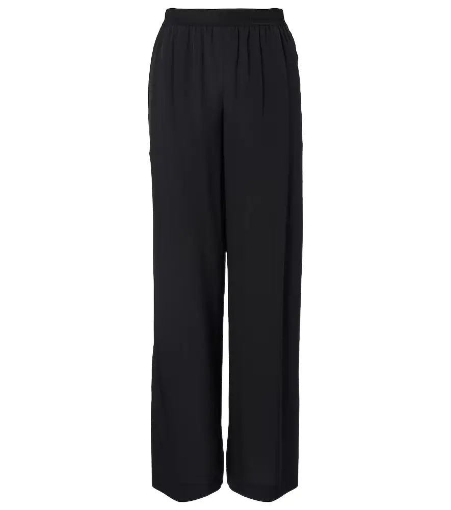 Joseph Hulin silk crêpe de soie wide-leg pants