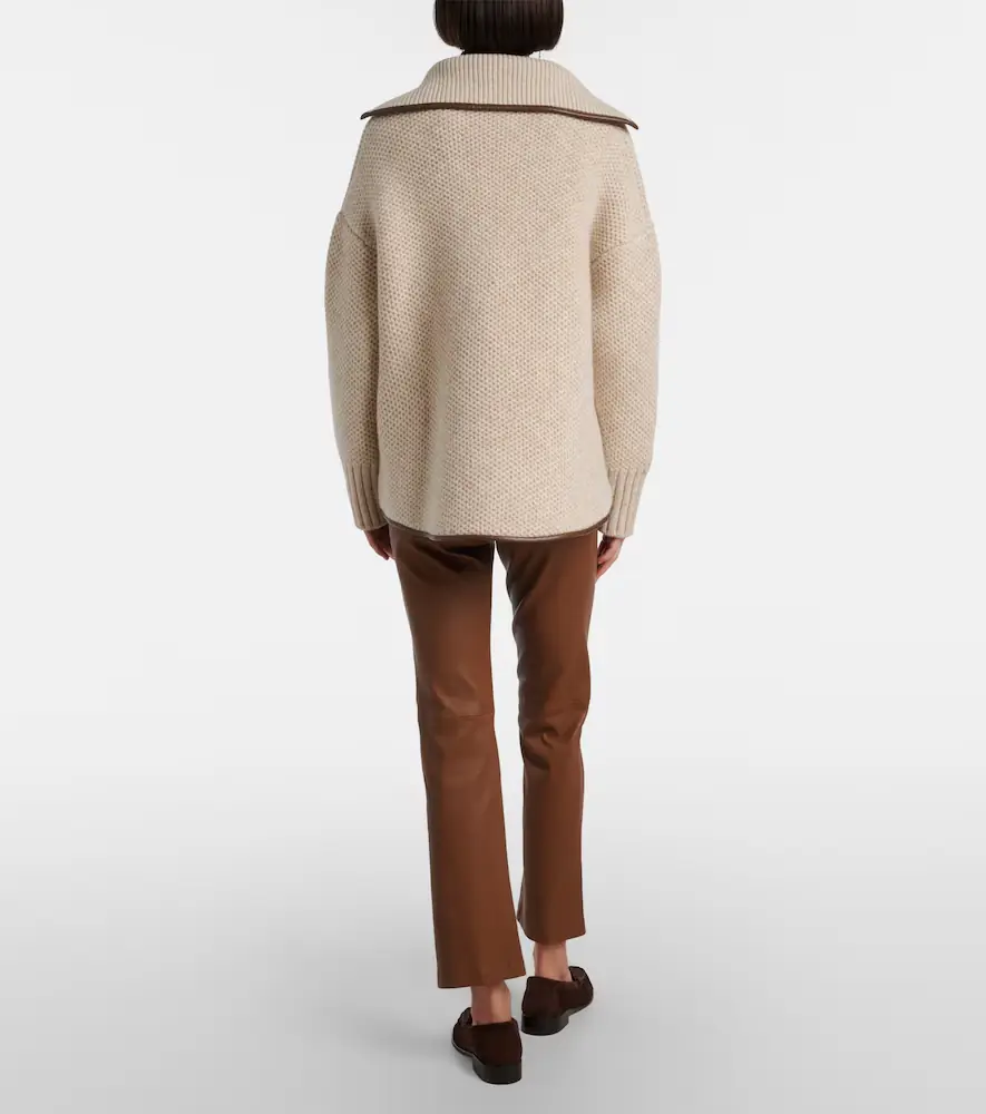 Joseph Cropped leather bootcut pants | Thumbnail 5 Joseph Cropped leather bootcut pants | Thumbnail 5