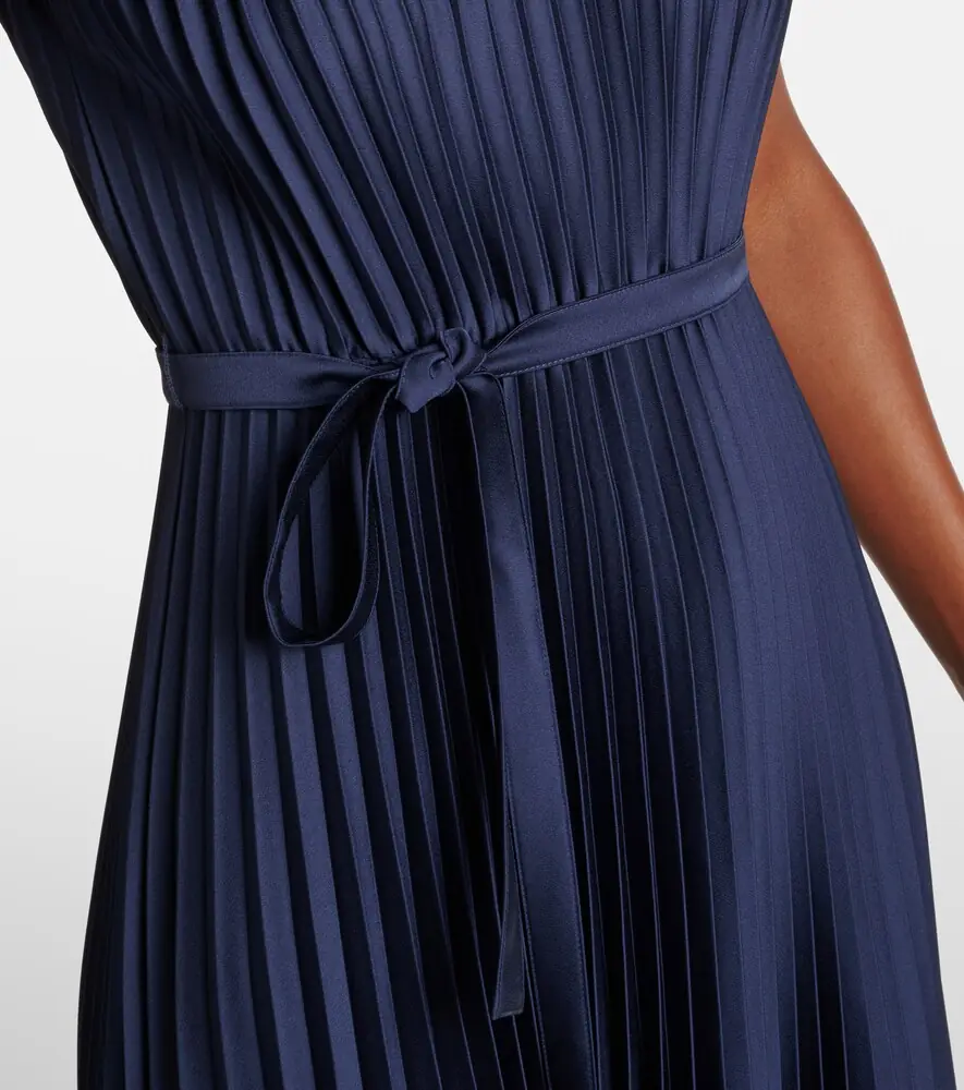 Joseph Volta plissé belted crêpe midi dress | Thumbnail 7 Joseph Volta plissé belted crêpe midi dress | Thumbnail 7