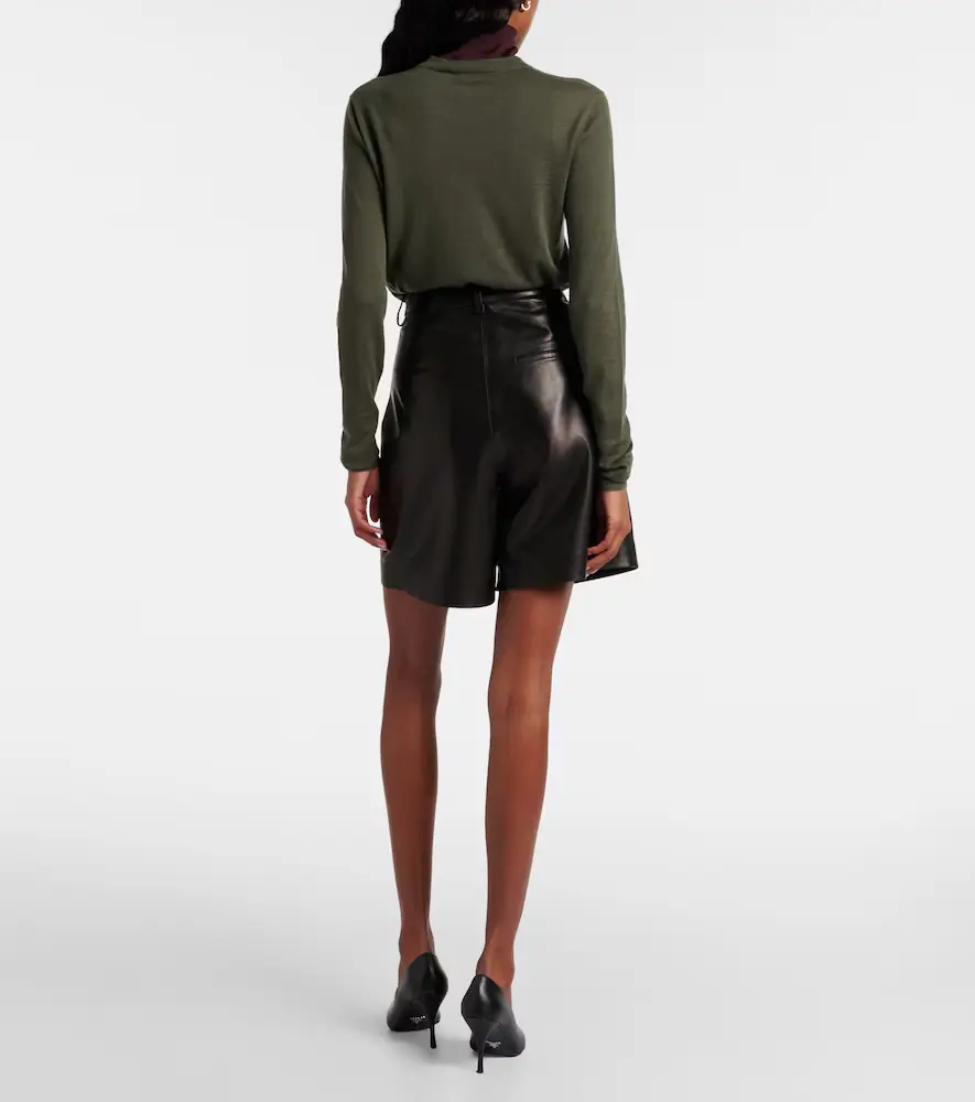 Joseph Suze leather shorts | Thumbnail 2
