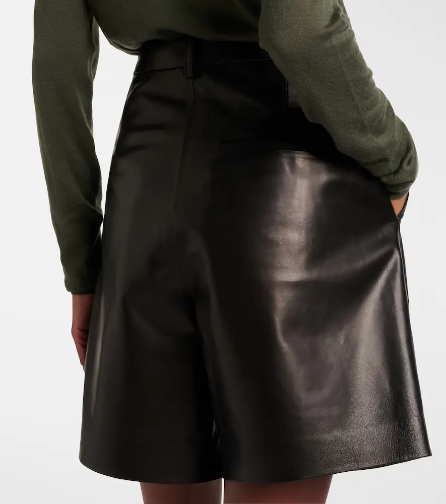 Joseph Suze leather shorts | Thumbnail 3