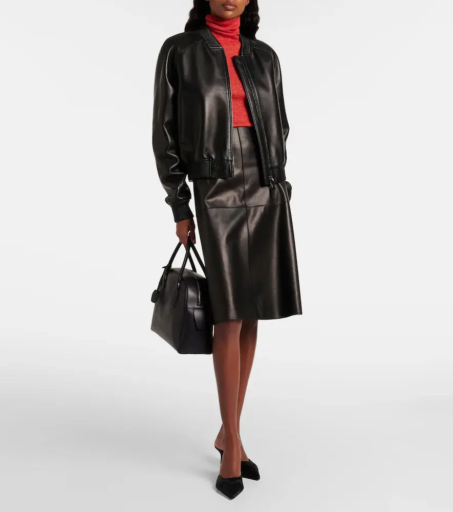 Joseph Niven leather midi skirt | Thumbnail 4 Joseph Niven leather midi skirt | Thumbnail 4