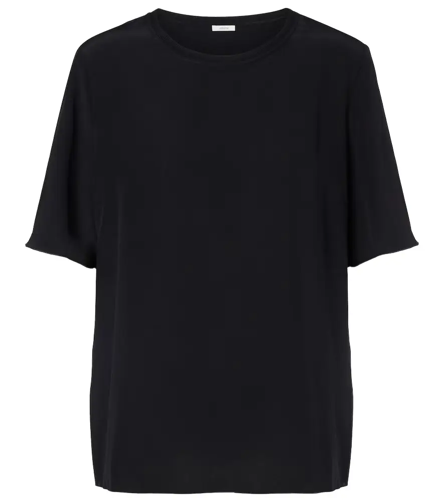 Joseph Rubin silk crêpe de soie T-shirt