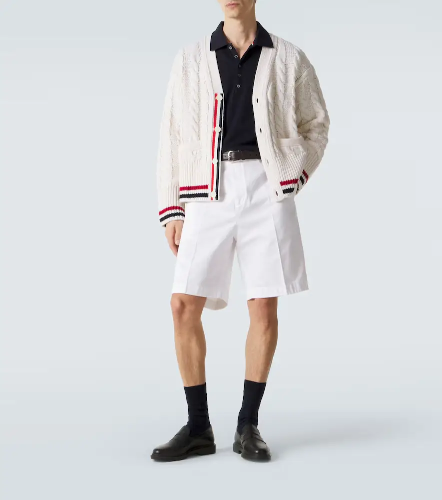 Thom Browne 4-Bar cotton piqué polo shirt | Thumbnail 5
