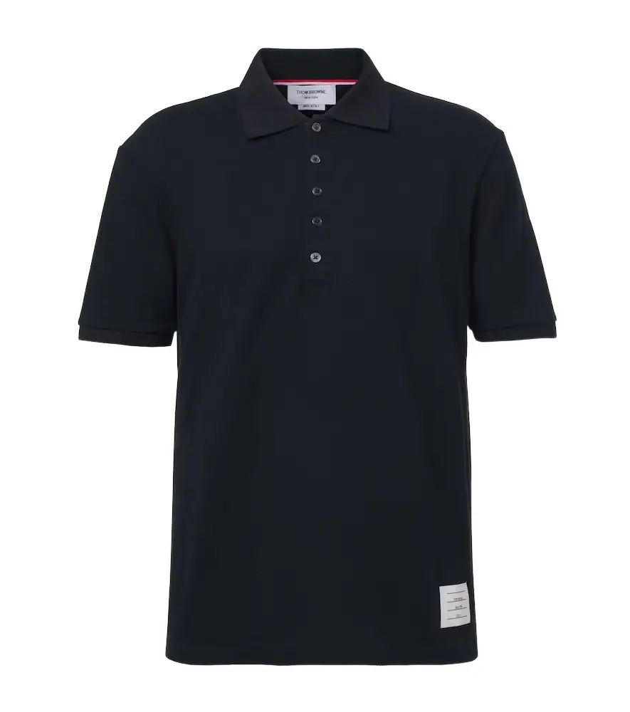 4-Bar cotton piqué polo shirt 4-Bar cotton piqué polo shirt